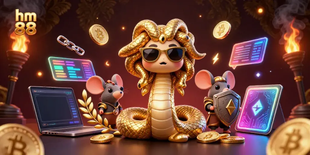 Engage with exciting casino action at hm 88, illustrated with vibrant characters and dynamic gaming elements.