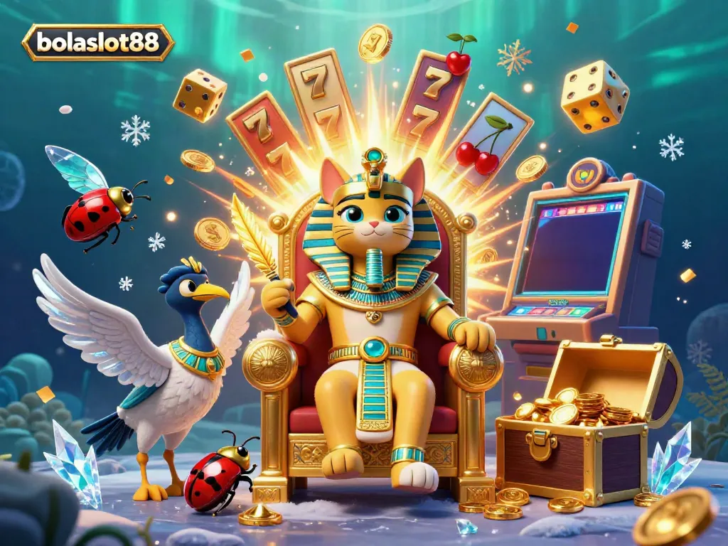 Feel the thrill of winning at bolaslot88 with an exhilarating explosion of casino elements and characters.